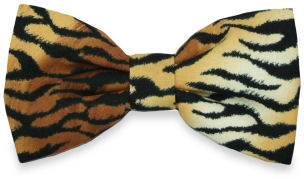 Unbranded Tiger Stripes Bow Tie