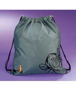 Water resistant nylon.Double drawstring closure.Size 47 x 43cm/ 18.5 x 17in