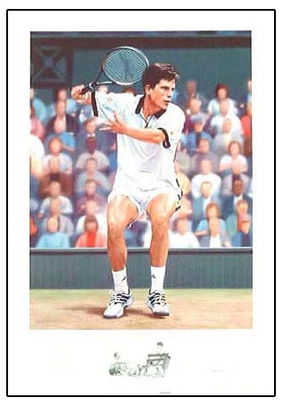 Unbranded Tim Henman signed limited edition print