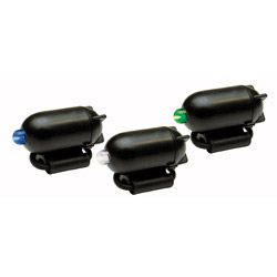 Set of three rod tip bite indicators. Used instead of snap lights and can be easily fitted onto the 