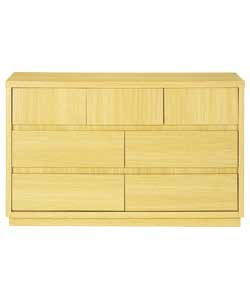 Tirano Oak Chest - 4 Wide and 3 Narrow Drawers