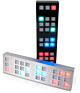 TIX LED clock(Aluminium)