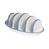 Unbranded Toast Rack Hand Painted Blue