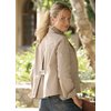 Fashionable safari-style jacket with button fastening and waist belt. Washable. Polyester. Length: 6