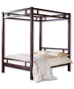 Tokyo Double 4-Poster Bed - Frame Only