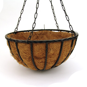 Unbranded Tom Chambers Hand-Forged 16 inch Hanging Basket