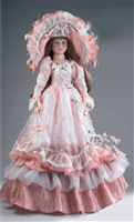 75% OFF. Limited Edition of 3900. This doll comes beautifully dressed in pink. She has porcelain