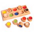 Touch Memory Game Educational Wooden Toy