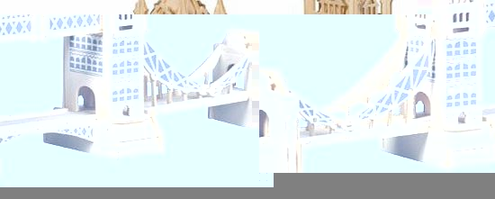 Unbranded Tower Bridge - Woodcraft Construction Kit- Quay