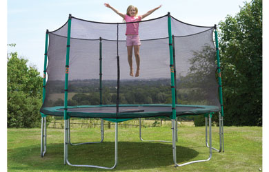 A 10ft TP Trampoline complete with Bounce surround!