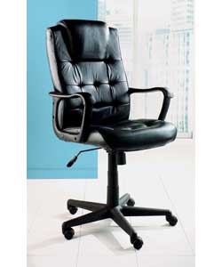 Traditional Executive Leather Faced Managers Chair