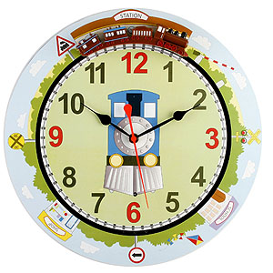 Unbranded Train Novelty Wall Clock