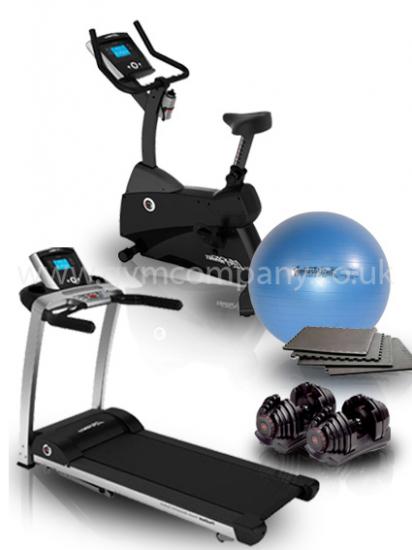 Unbranded Treadmill and Bike - FREE Dumbells  Accessories