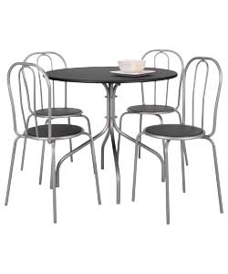 Unbranded Tripoli Dining Table and 4 Chair Bistro Set -