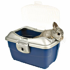 The Traveller Mini-Capri is a stylish plastic carrier suitable for rabbits and other small animals. 