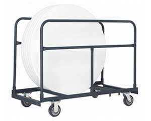 Unbranded Trolley for round polyethylene tables