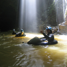 Tube, crawl, float, swim and scramble along the underground river on this fun and challenging advent
