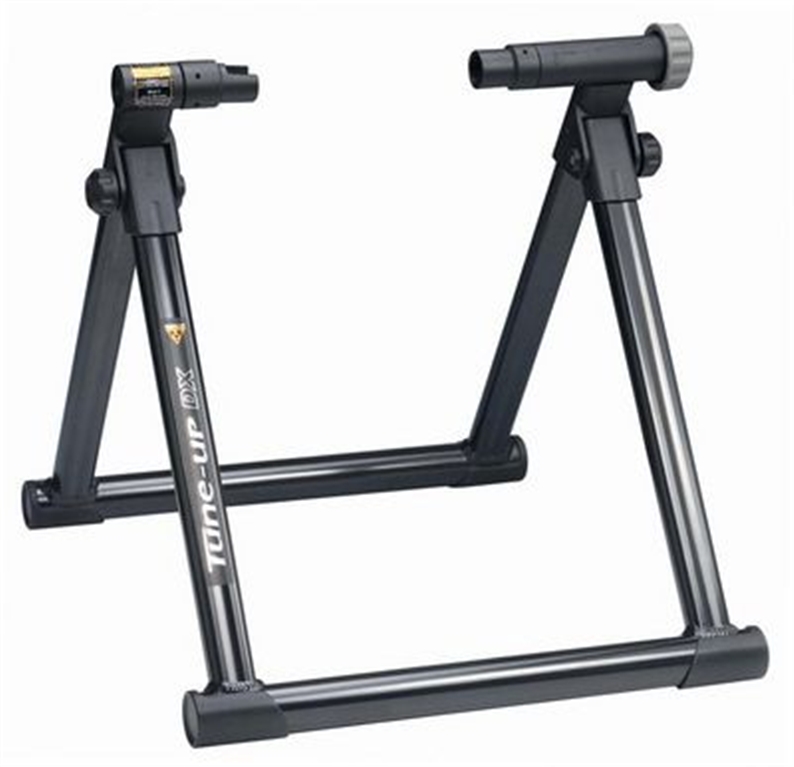 The perfect stand for maintenance work or for displaying your bike. Folds away instantly for