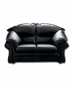 Turin Black Regular Sofa