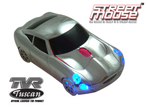 The Tuscan Silver Street Mouse is a realistic licensed replica of TVR