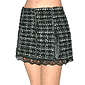 Tweed Split Detail Skirt