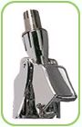 Easy to use nose hair trimmer has sharp stainless
