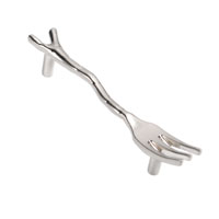 Twig Fork Pull Satin Nickel Effect