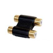 The simple audio adapter allows you to join Twin RCA Phono Cables together. The adapter is Gold Plat