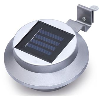 Unbranded Twin Pack Outdoor Solar Downlights in Silver -