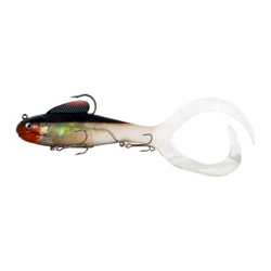 Unbranded Twin Tail Soft Bait - 135g - 25cm - Red / Black