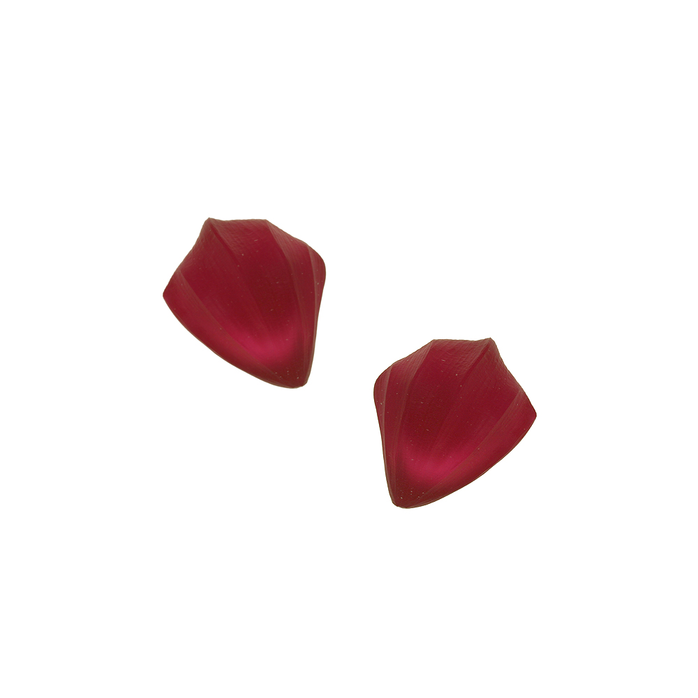 Unbranded Twisted Bow Clips - Fuchsia