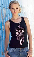 Twisted Ribbon Womens Vest Top