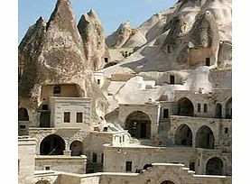 Visit Cappadocia on this two night trip from Kemer where you will see how wind and water have created eccentric sceneries, magnificent shapes of cones, pyramids and needles.