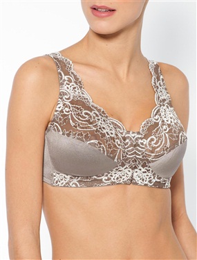 Unbranded Two-Tone Front Fastening Bra