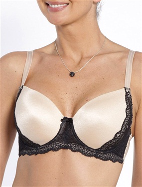 Unbranded Two-Tone Lace Push-Up Bra
