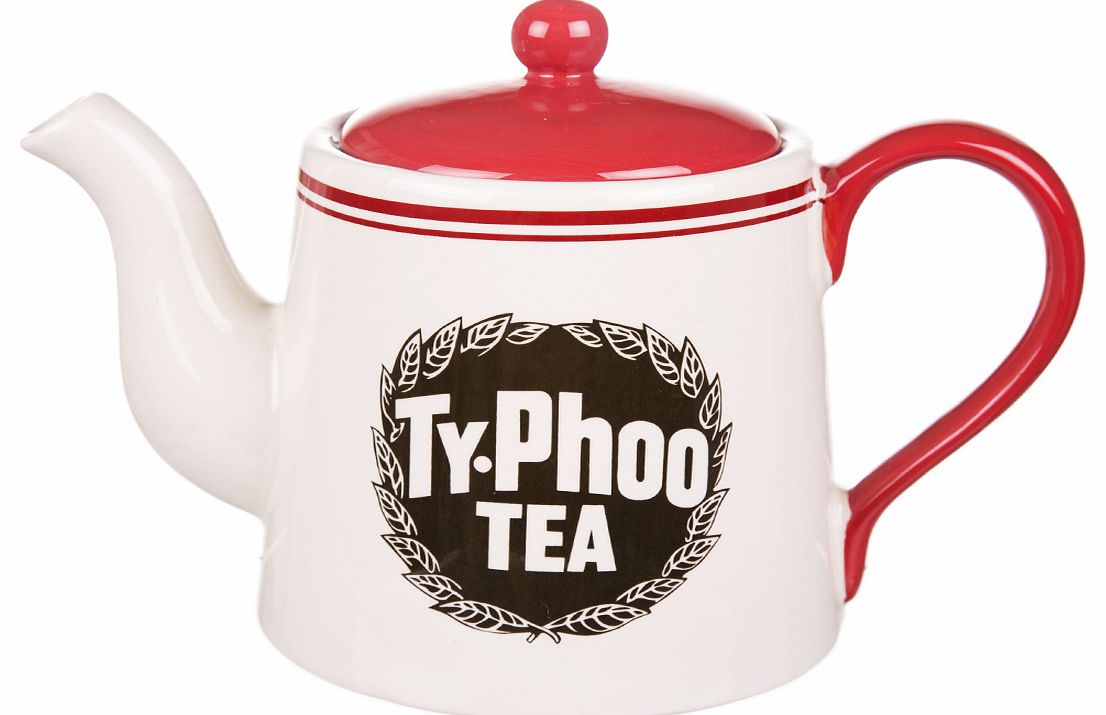 You only get an ooh! with Typhoo. This stunner of a teapot looks like a genuine vintage article. Guaranteed to brew up more than a few compliments!