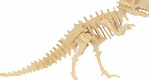 Unbranded Tyrannosaurus - Woodcraft Construction Kit- Quay