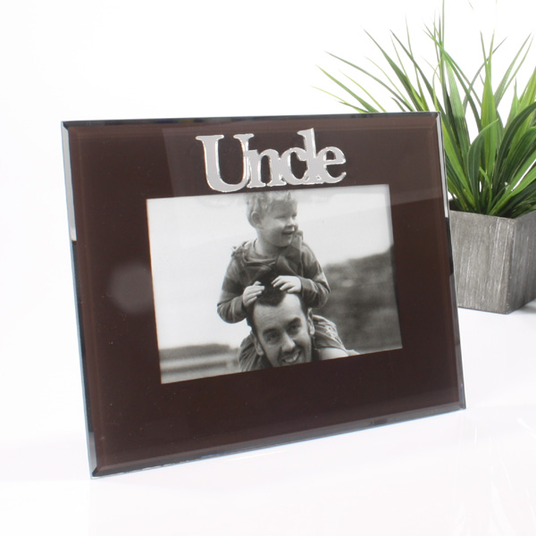 Unbranded Uncle Glass Photo Frame