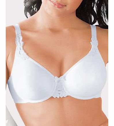 Fantastic for wearing under tight fitting clothing as no seams on the cups. Features delicate embroidered lace on the strap and centre. Bra Features: Straps adjustable at back Super, stretch fabric Hand wash 61% Polyester, 31% Polyamide, 8% Elastane