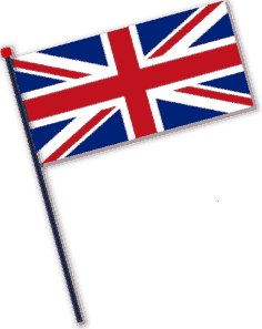 Union Jack Hand Flag (11 inch x 8 inch)