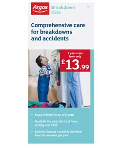 Unbranded Up to 4yrs Breakdown Care Plasma TV Package