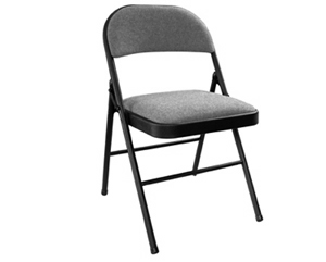Unbranded Upholstered folding chair 4pk