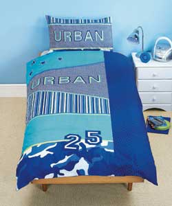 Includes duvet cover and 1 pillowcase. 50% cotton/