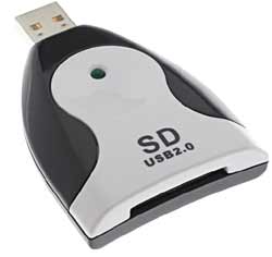 USB 2.0 Memory Card Drive - For MMC & SD - Reader