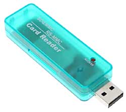 USB 2.0 Memory Card Drive - For SD MMC & RSMMC - R