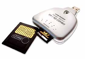 USB Memory Card Drive - CF SD and MM Card Reader &