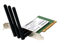 USRobotics Wireless Ndx PCI Adapter USR805419 - Network adapter - PCI - 802.11b 802.11g 802.11n (dra