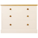 Utopia white painted 2 plus 2 chest furniture