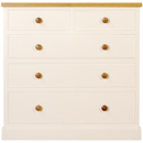 Utopia white painted 3 plus 2 chest furniture