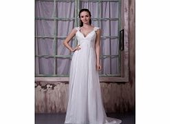 Unbranded V-neck Modern Romantic Sexy Wedding Dresses